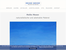 Tablet Screenshot of heikehesse.de